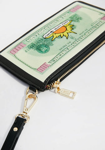 Rockin' Benjamin Wristlet Wallet