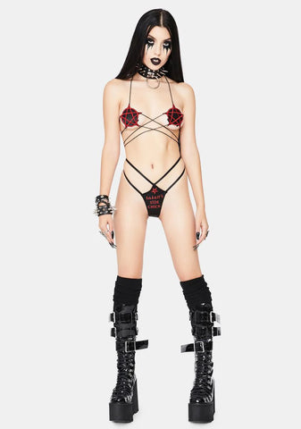 Satan's Side Chick Lingerie Set