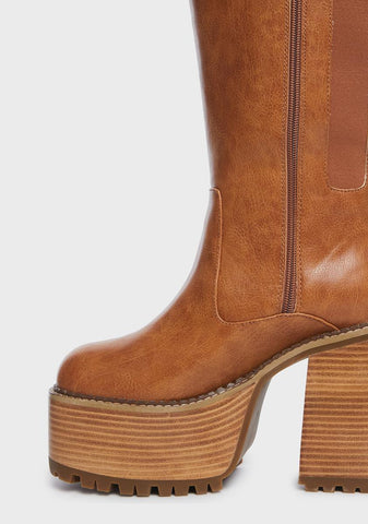 Wide Fit Vintage Soul Knee High Boots