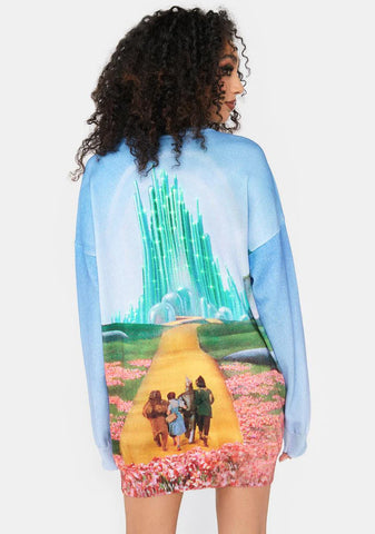 City Of Emeralds Oversized Sweater