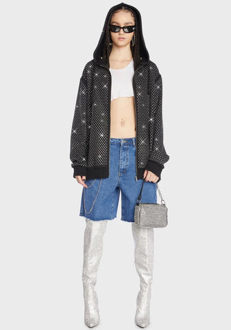 Street Stunner Rhinestone Hoodie