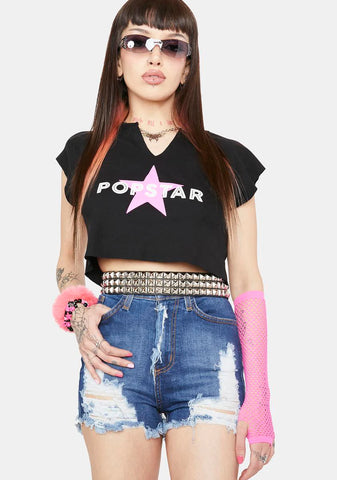 Medium Totally Trashed Denim Shorts