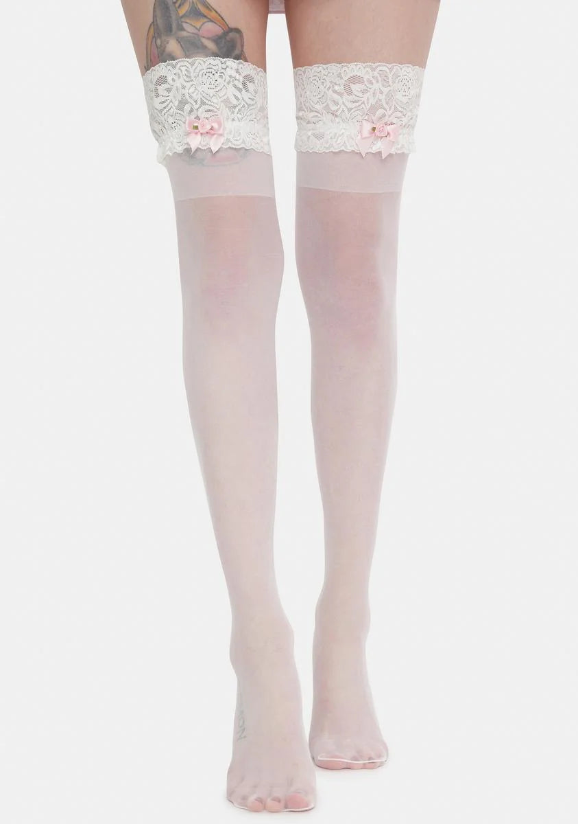 Sweet Scene Thigh High Socks