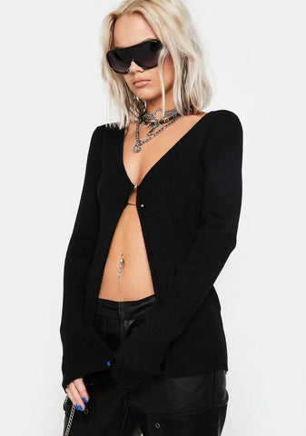 Use Your Illusion Ribbed Cardigan