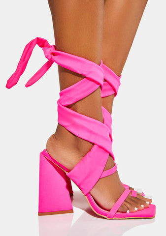 Super Dramatic Wrap Heels