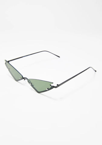 Lunar Mars Attack Cat-Eye Sunglasses