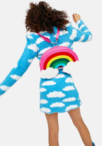 Rainbow Desires Vegan Leather Backpack