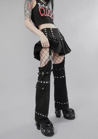 Everything Ends Suspender Skirt