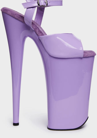 Beyond-009 Platform Heels - Lavender