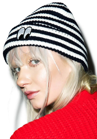 Stripey Eye Beanie