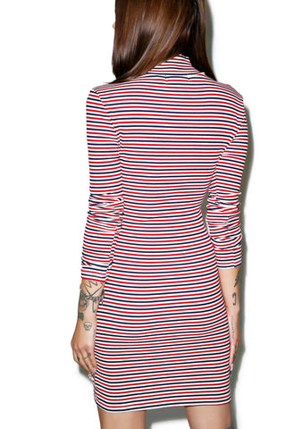 Stripe Skivy Dress