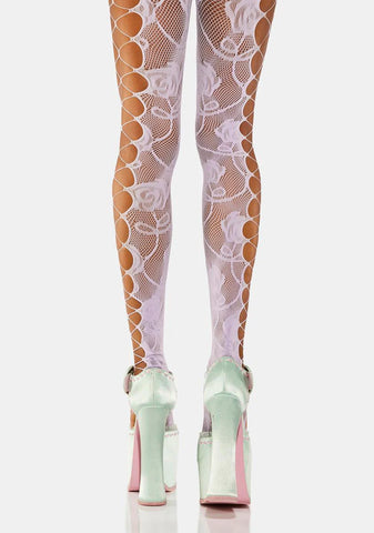 Royal Proper Glitz Fishnet Tights