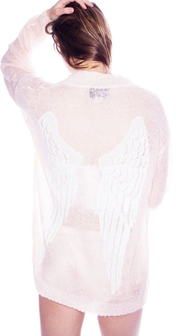 Send Me An Angel Manhattan Cardigan - Light Pink