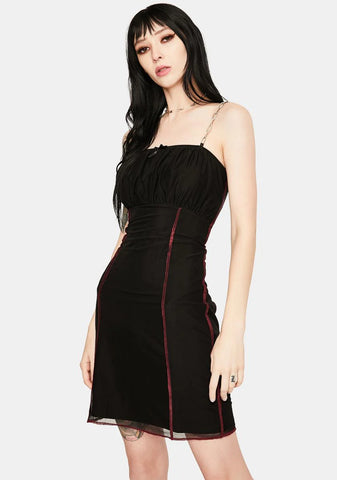 Craft Mesh Mini Dress