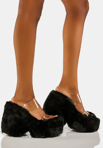 Spade Platform Sandals