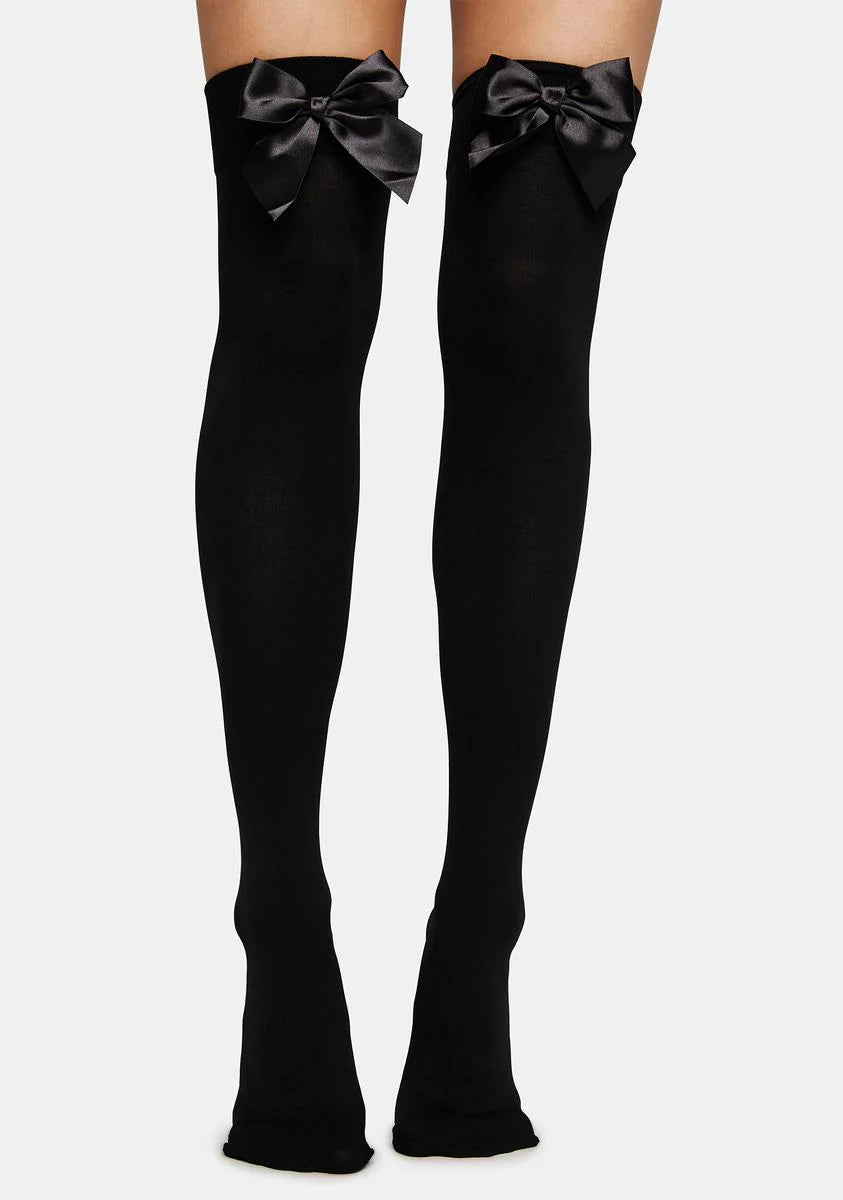 Always Ascending Thigh High Socks