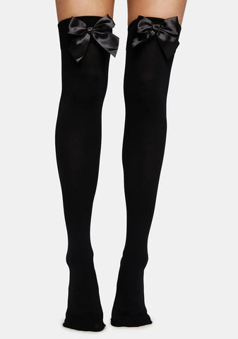 Always Ascending Thigh High Socks