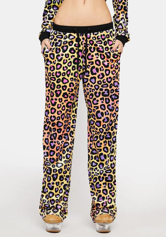 Wild For You Velour Track Pants