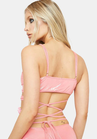 Blooming Fairytale Meadow Wrap Top