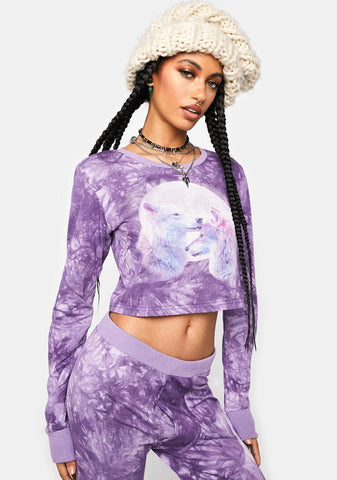 Talking To The Moon Crop Top