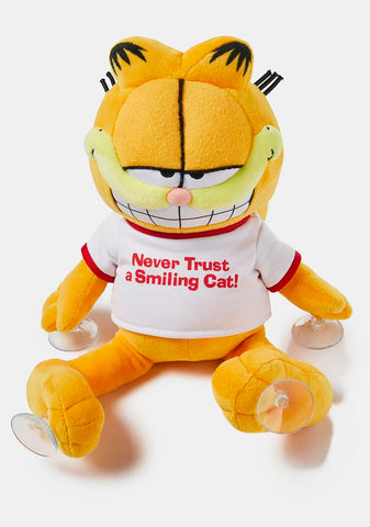 Trust Meow Plushie Window Clinger