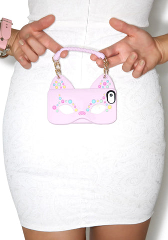 Cat Woman iPhone 5 Case - Black