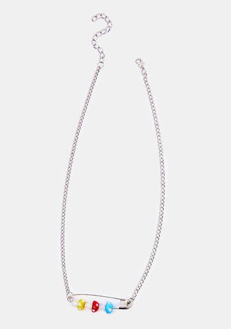 Room For Shrooms Pin Necklace