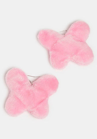 Just Floating By Fuzzy Earrings