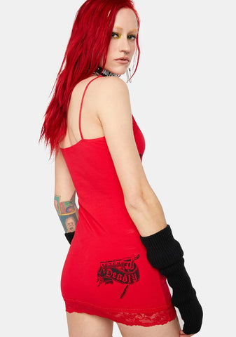 Red Rock N Roll Stole My Soul Cami Mini Dress