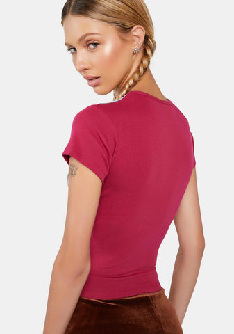 I See France Crop Top