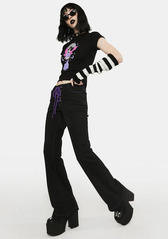 Wand Worthy Lace Up Pants
