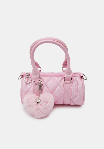 Little Delights Quilted Mini Barrel Bag