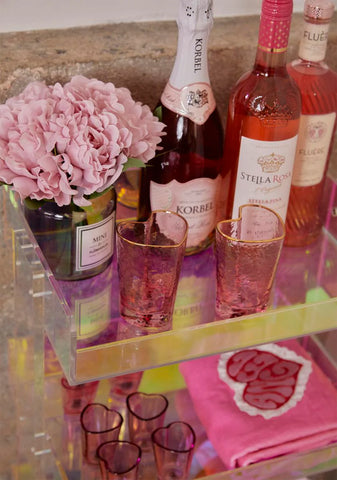 Love Always Wins Shot Glasses - Pink