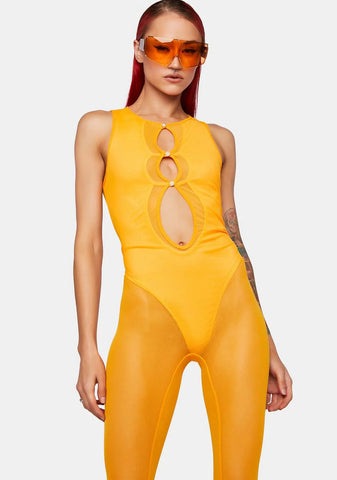 Modern Fusion Mesh Jumpsuit