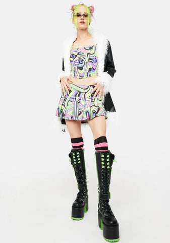 Wavy Baby Corset Top