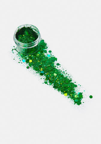 Emerald Face And Body Glitter