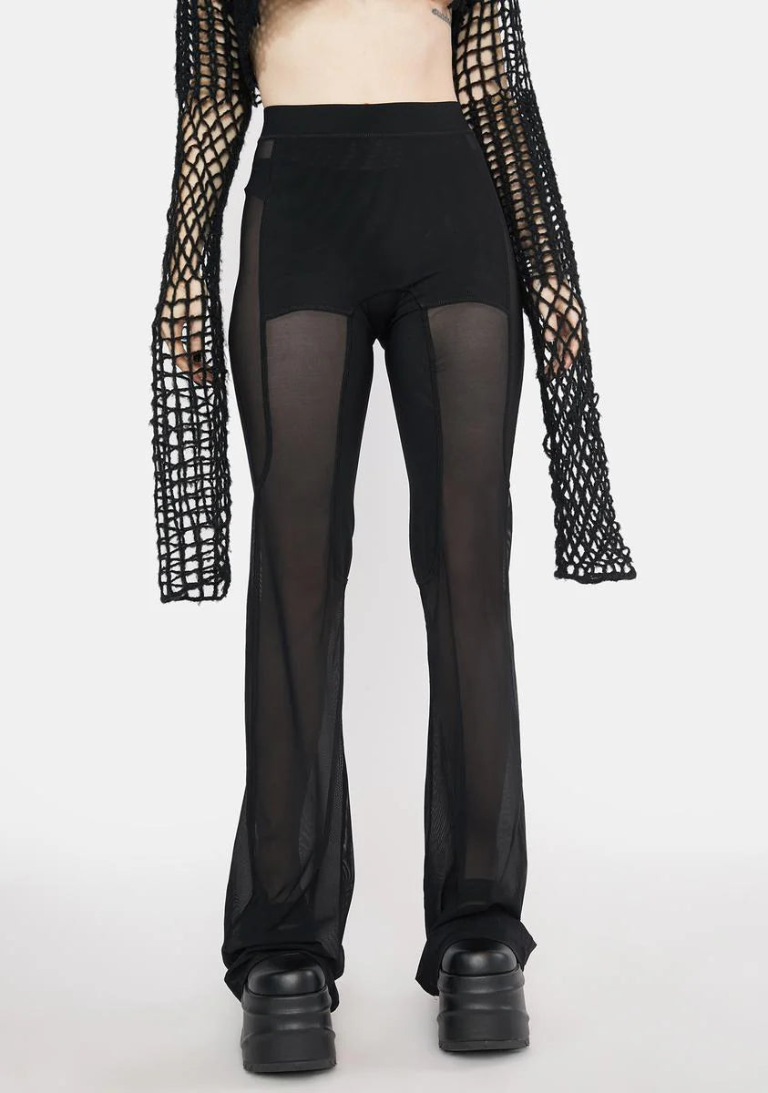 Bite My Tongue Flare Pants