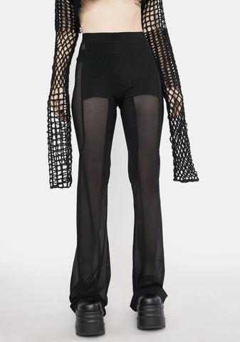 Bite My Tongue Flare Pants