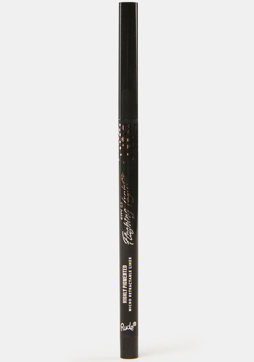 Black Micro Retractable Liner