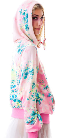 Electric Kimono Malibu Pullover - Dark Red