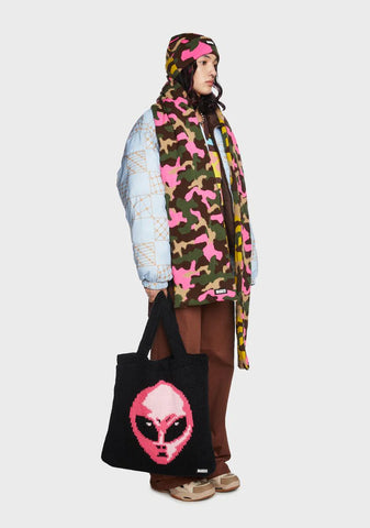 Alien Knit Tote Bag