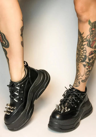 Causin' Havoc Spiked Sneakers