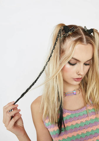 Ugh Are You Serious Heart Hair Clips