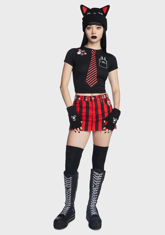 Stay Distant Fingerless Gloves