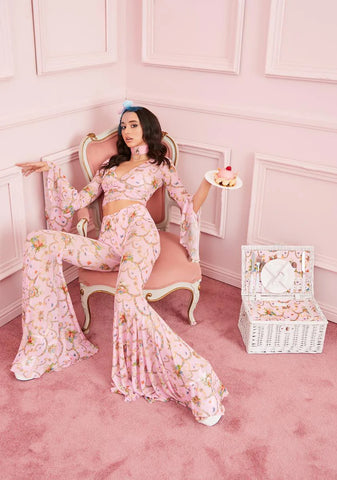 Lush Opulence Wrap Top