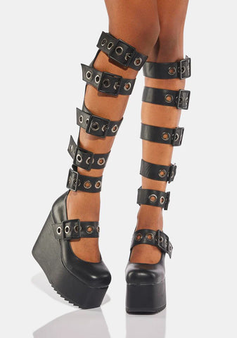 No Budget Platform Sandals