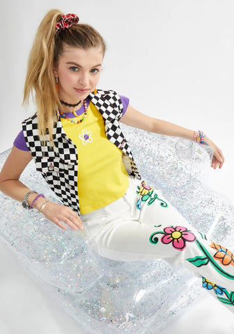 Contrast Sights Baby Tee