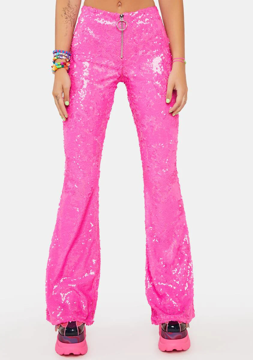 Sweet Infinity Dream Sequin Flares