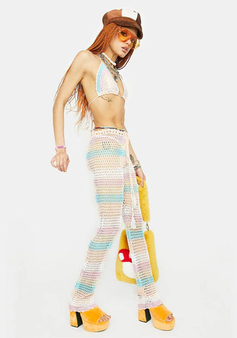 Groovy Time Crochet Pants Set