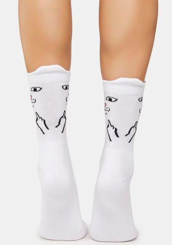Nerm Face Mid Socks